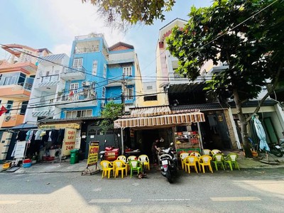 Mặt tiền khu họ lê   12m có lề   dòng tiền trên trăm   75m nở hậu nhỉnh 9 0