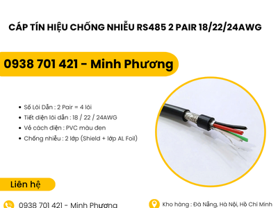 Cáp tín hiệu chống nhiễu RS485 2 pair 18/22/24awg Altek Kabel Đà Nẵng, Huế, Phú Yên 1