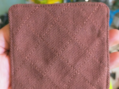 Đế lót ly vải caravat , vải kaki 0