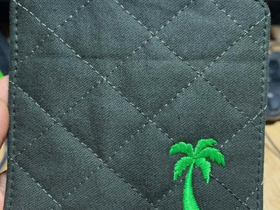 Đế lót ly vải caravat , vải kaki 2