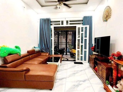 Nhà hẻm ô tô 2 mặt tiền kd   ngay chợ bình thành    dt 46m2   3 tầng   nhỉnh  4 tỷ 1