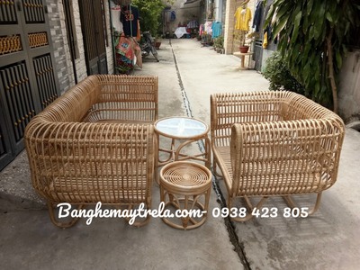 Sofa mây tổ yến cho phòng khách hiện đại 2