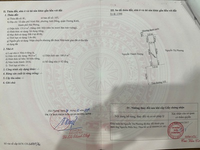 Bán đất 405m2 mặt đường Mạc Đăng Doanh, Hải Phòng gần trường THPT Mạc Đỉnh Chi 2