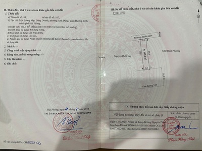 Bán đất 405m2 mặt đường Mạc Đăng Doanh, Hải Phòng gần trường THPT Mạc Đỉnh Chi 3