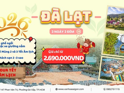 Tour Tết Âm 2026- Deal Ưu Đãi - SGC Tourist 1