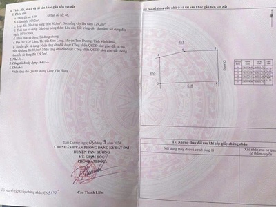 Bán lô đất 210m    mặt tiền 10m 4