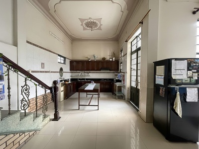 H1836  giá đtư, định cư bán villa sát cầu bến phân gò vấp, shr, vuông, 14x20m 2