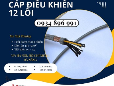 Cáp Điều Khiển 12x1.5 Giao Ngay Khánh Hòa, Gia Lai, Bình Định 2