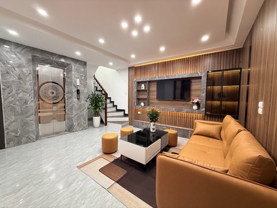 Nhỉnh 10 tỷ sở hữu nhà mới thang máy ô tô gần vũ tông phan, 35m2 x 6 tầng 1