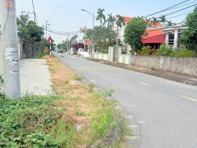 Bán đất mặt đường thể nhân   tổ 7 hòa nghĩa   85m    giá 1,x tỷ   đường 7m thông tĩnh hải  zalo 4