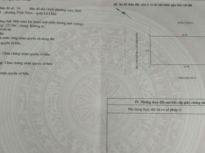 Đất phân lô 788 thiên lôi - 121m, mt 7m, đường 11m, giá 8.5 tỉ 3