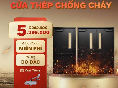 Cửa thép chống cháy:  Lá chắn thép  bảo vệ tổ ấm và những tiêu chuẩn vàng không thể bỏ qua 1