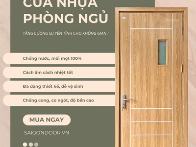 Cửa nhựa phòng ngủ: Bí quyết  thắp lửa  không gian riêng tư và những lựa chọn êm ái nhất 2