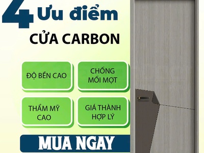 Cửa gỗ Carbon: Bước đột phá công nghệ mới cho không gian sống hiện đại và bền bỉ 0