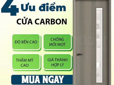 Cửa gỗ Carbon: Bước đột phá công nghệ mới cho không gian sống hiện đại và bền bỉ 1
