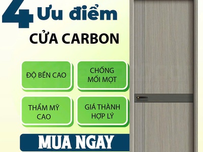 Cửa gỗ Carbon: Bước đột phá công nghệ mới cho không gian sống hiện đại và bền bỉ 2