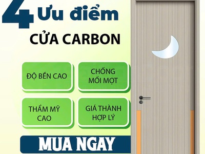 Cửa gỗ Carbon: Bước đột phá công nghệ mới cho không gian sống hiện đại và bền bỉ 4