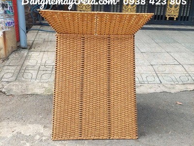 Khay vuông trưng trái cây mây nhựa 1