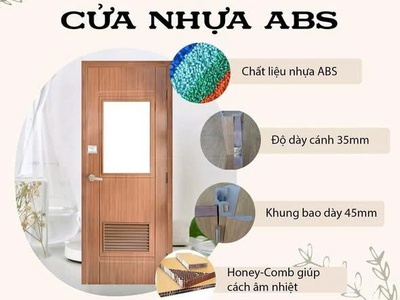 Cửa Nhựa ABS Hàn Quốc   Nhẹ Nhàng Mà Đẹp Lắp Là Thích 2