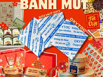 Tăng thời gian sử dụng bánh mứt với gói hút Oxytoc   Chống mốc tối ưu 2