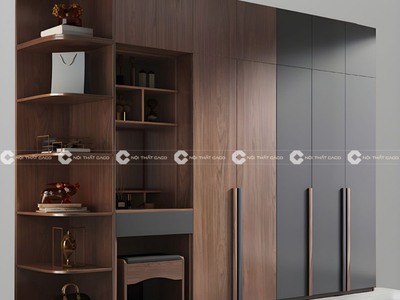Tủ Quần Áo TAM081 Tích Hợp Bàn Trang Điểm Đẳng Cấp 0