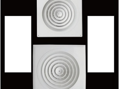 Miệng gió vuông tròn xoay 104A 0