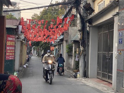 Bán đất ngọc thuỵ 91m x 4m3 mặt ngõ kinh doanh, oto thông. 1