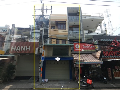 Cho thuê nhà mặt tiền thạch lam 92m , 4tầng - đối diện trường học, gần ngã tư 1