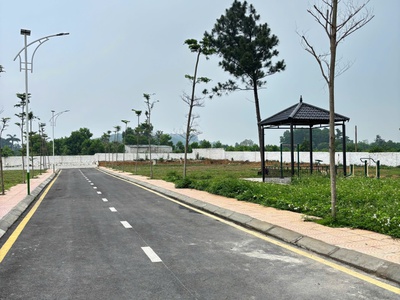 Bán nhanh lô góc hoa hậu tại hòa lạc, dt 100m2, full thổ cư, gần ql21, khu cnc, đhqg 2