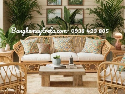 Ghế sofa dài mây tự nhiên 3