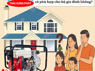 Máy bơm chữa cháy chạy xăng có phù hợp cho hộ gia đình không 0