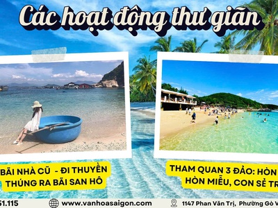 Tour đảo Bình Ba - Nha Trang 3N3Đ - SGC Tourist 1