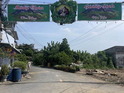 Bán đất mặt tiền đường nhựa 12m ngang 5x18m giá 5 tỷ đường đông thạnh 7-3 1