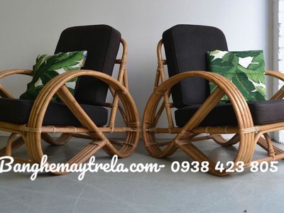 Ghế đọc sách mây tre đan tự nhiên 4