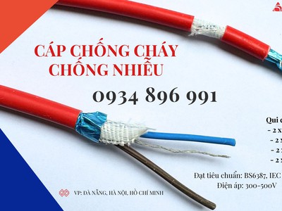 Cáp Chống Cháy Chống Nhiễu 2x1.0 Mm2 Giao Ngay Hà Nội, Bắc Ninh, Hưng Yên. 0