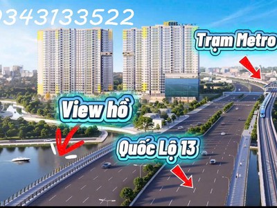 Bán căn hộ cao cấp bcons new sky mặt tiền ql 13, đối diện ga metro 1