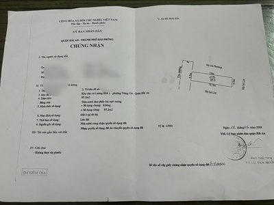 Bán lô đất mặt đường thành tô   tràng cát, hải an, vị trí kinh doanh đắc địa 0