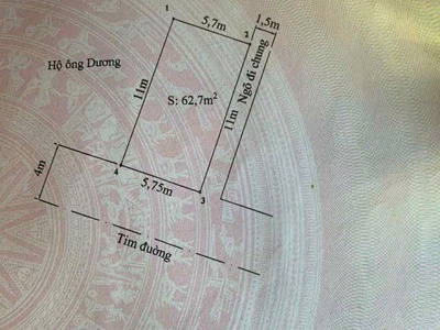 Bán đất Tân Vũ 2   Tràng Cát dt 54,45m2 lô góc đường nhựa 8m, gần Vin NOXH, KCN Nam Tràng Cát. 1