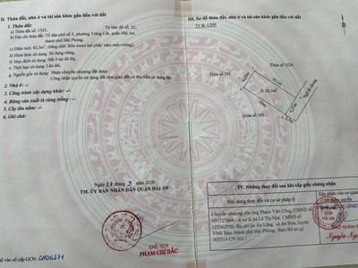 Cần bán lô đất ngõ 62 Cát Khê, Tràng Cát 42,5m2 giá chỉ 1.25 tỷ 2