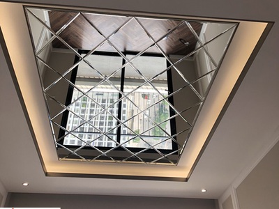 Gương ghép ô vuông: phong cách hiện đại, dễ thi công, dễ phối đồ 0