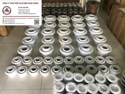 Đầu phun tròn xoay nhôm Jetball DP125 1