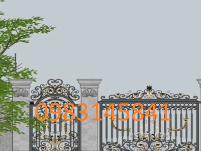 Hàng rào sắt mỹ thuật   vẻ đẹp của mọi nhà 1