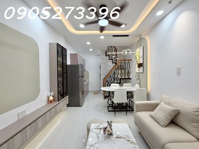 Siêu phẩm phường 5, bình thạnh - 3 tầng mới hoàn thiện - 2 pn, 3 wc - full nội thất - sổ đẹp a4 - 1