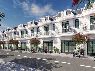 Nhà phố gia khải   mặt tiền hùng vương, đối diện kcn rạch bắp 0