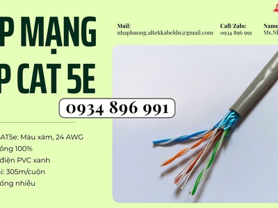 Cáp Mạng Ftp Cat 5e  24awg  Có Sẵn Bình Dương, Hồ Chí Minh, Vũng Tàu. 1