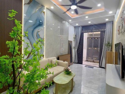 Bán nhà hẻm lạc long quân, phường 8, tân bình  3,7 12  4 tầng mới 1