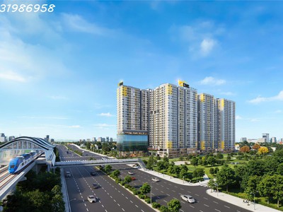 Bán căn hộ cao cấp bcons new sky mặt tiền ql 13, đối diện ga metro 0