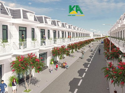 Nhà phố gia khải   mặt tiền hùng vương, đối diện kcn rạch bắp 4