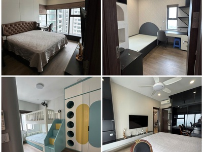 Chính chủ cho thuê căn hộ the zen gamuda, phường yên sở, quận hoàng mai, hn   căn góc đẹp, full nội 3