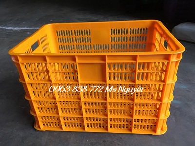 Sóng nhựa hở 3 tấc 9 dùng để chở hàng siêu bền   siêu rẻ có nhiều màu sắc để khách hàng lựa chọn. 5